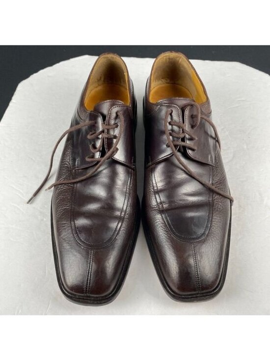Mezlan Nigel Mens Brown Leather Derby Lace Up Dress Shoes Sz 10.5 M main image 7